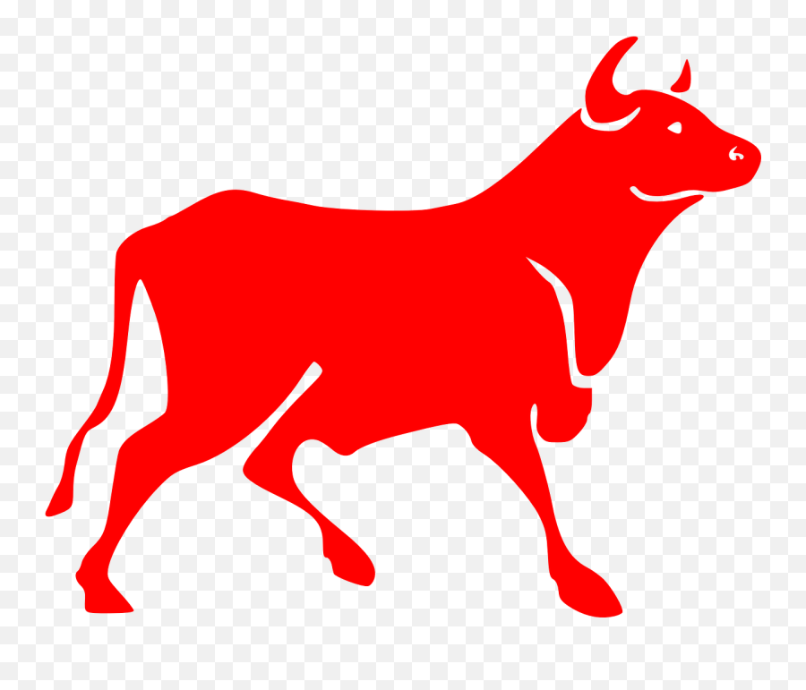 Bull Red Bovine Horns Png Picpng - Red Cow Clipart Emoji,Horns Png