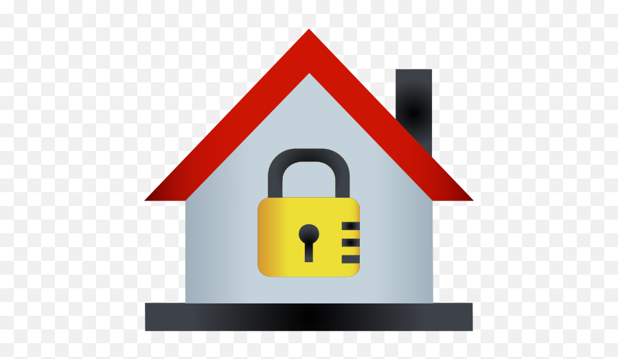 Home House Lock Password Icon - House With Lock Png Emoji,Lock Png