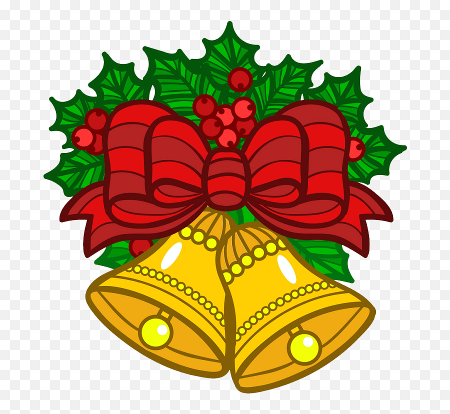 Christmas Bells Clipart Transparent 3 - Ghanta Emoji,Christmas Bells Clipart