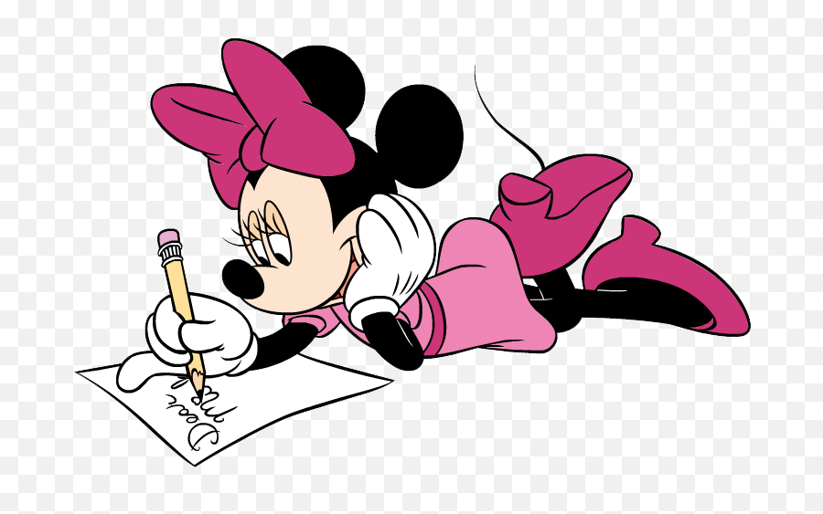 Minnie Mouse Party Ideas And Free Printables Minnie Mouse - Minnie Rosa Deitada Png Emoji,Important Clipart