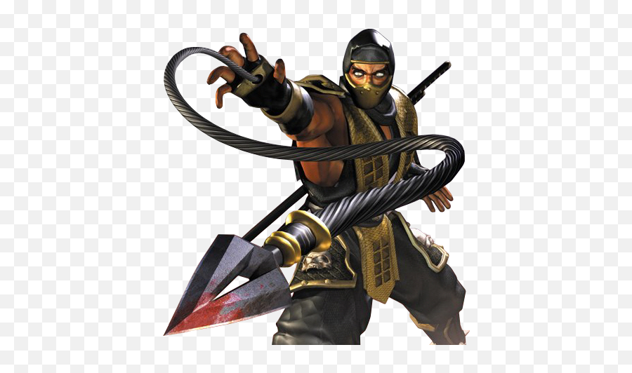 Scorpion Mortal Kombat Character Pro 1031844 - Png Mortal Kombat Scorpion Emoji,Scorpion Png