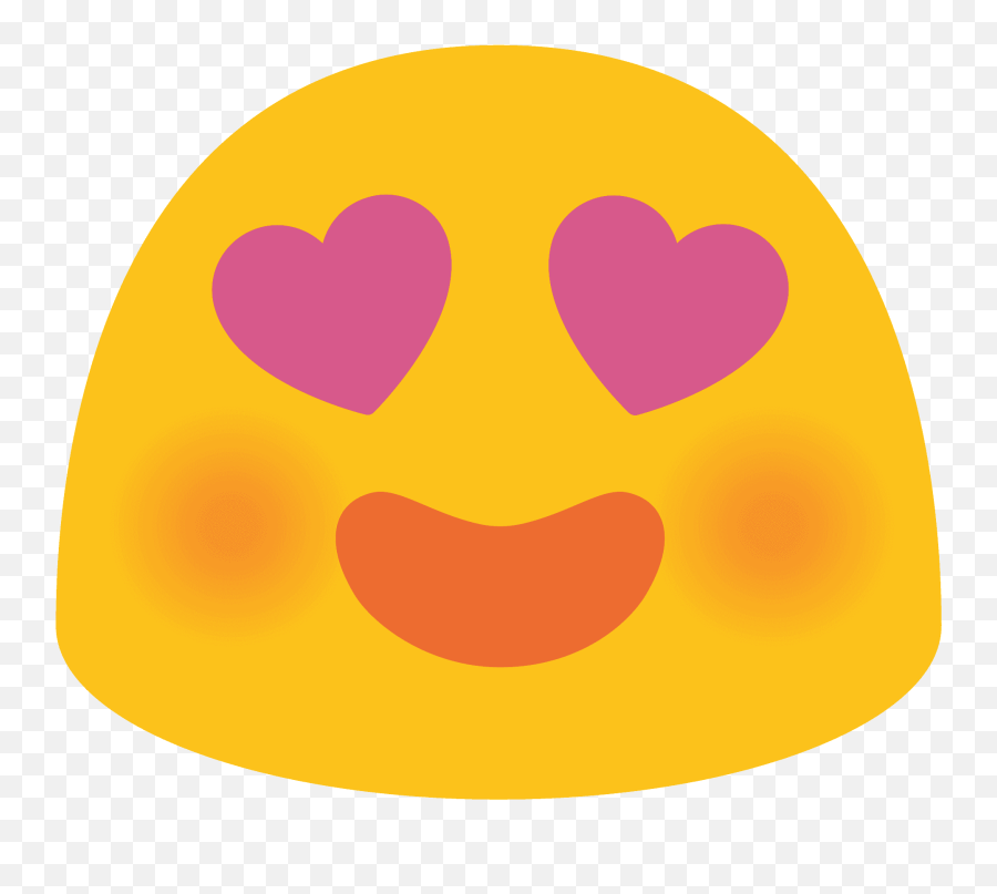 Smiling Face With Heart - Blob Emoji Heart Eyes,Heart Eyes Emoji Png