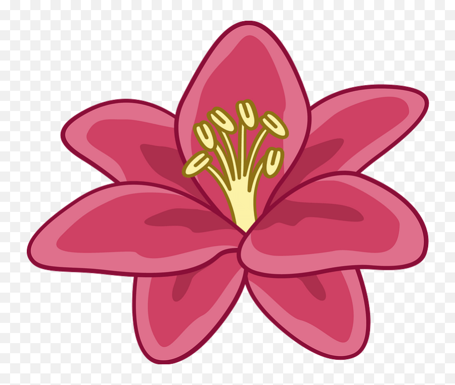 Lily Clipart - Girly Emoji,Lily Clipart