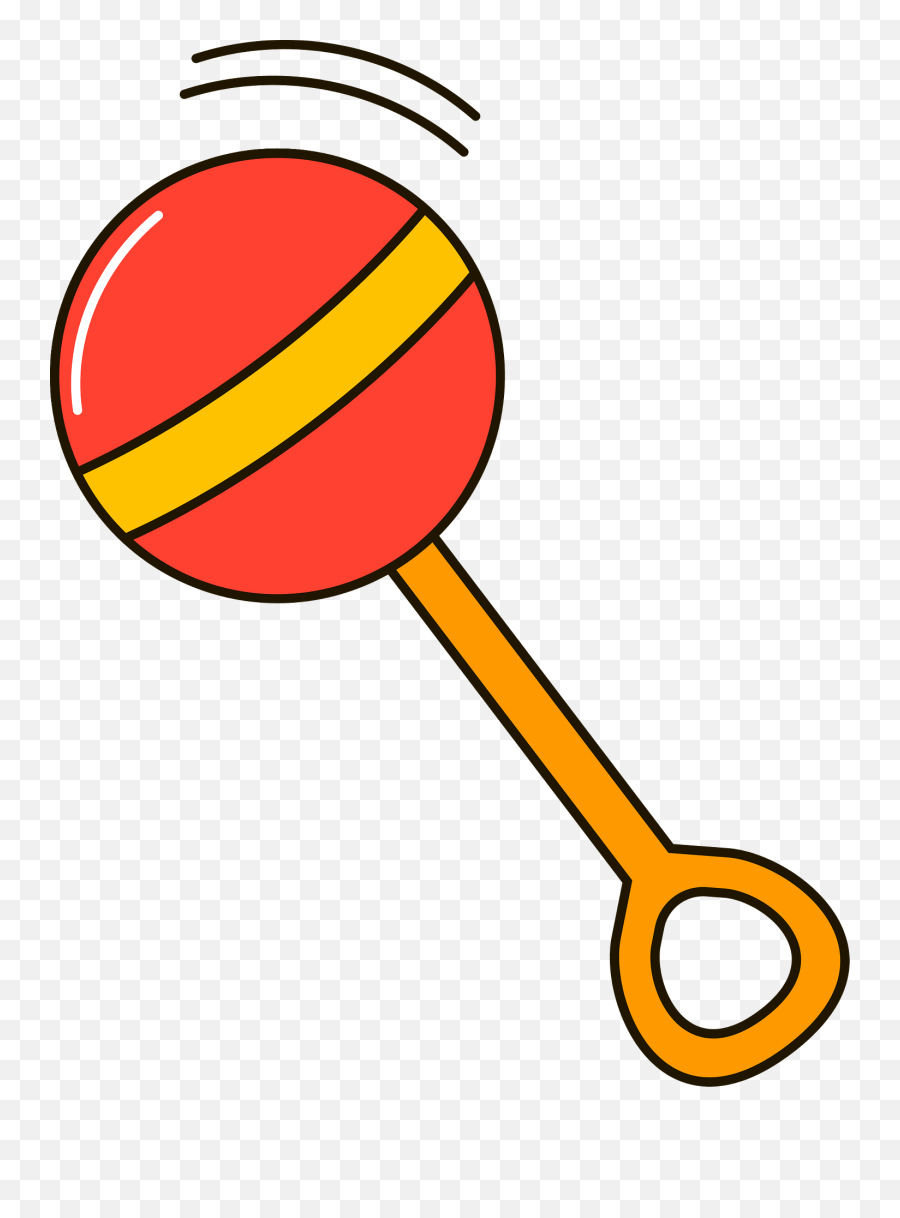 Baby Rattle Clipart - Baby Rattle Clipart Emoji,Baby Rattle Clipart