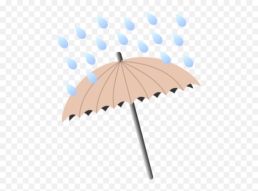Umbrella Clipart Raindrops Picture - Horizontal Emoji,Umbrella Clipart