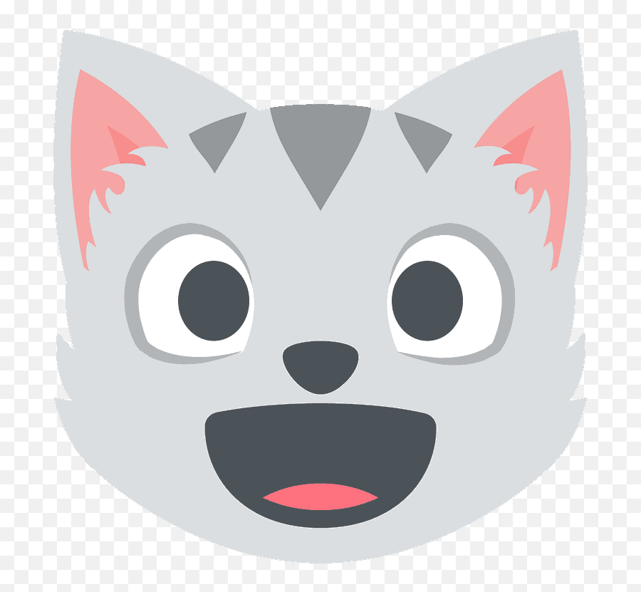 Weary Cat Face Id 1332 Emojicouk - Cat Emoji Gray,Cat Face Png