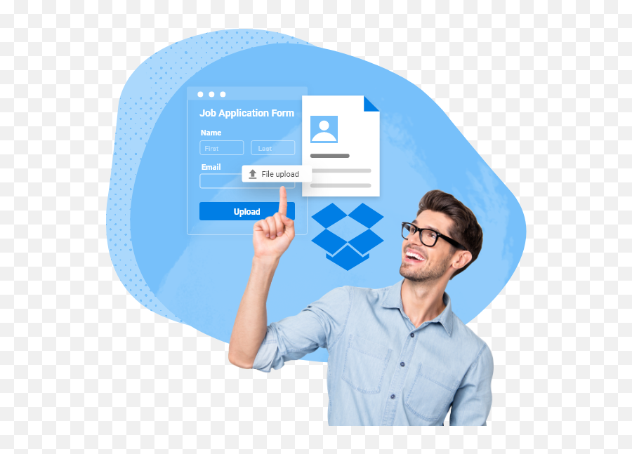 Online Forms With Dropbox File Upload - Dropbox Emoji,Upload Png