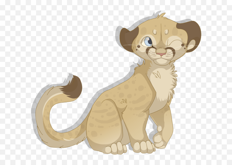 Download Mountain Lion Cub By Mbpanther - Mountain Lion Animated Mountain Lion Cute Emoji,Mountain Lion Png