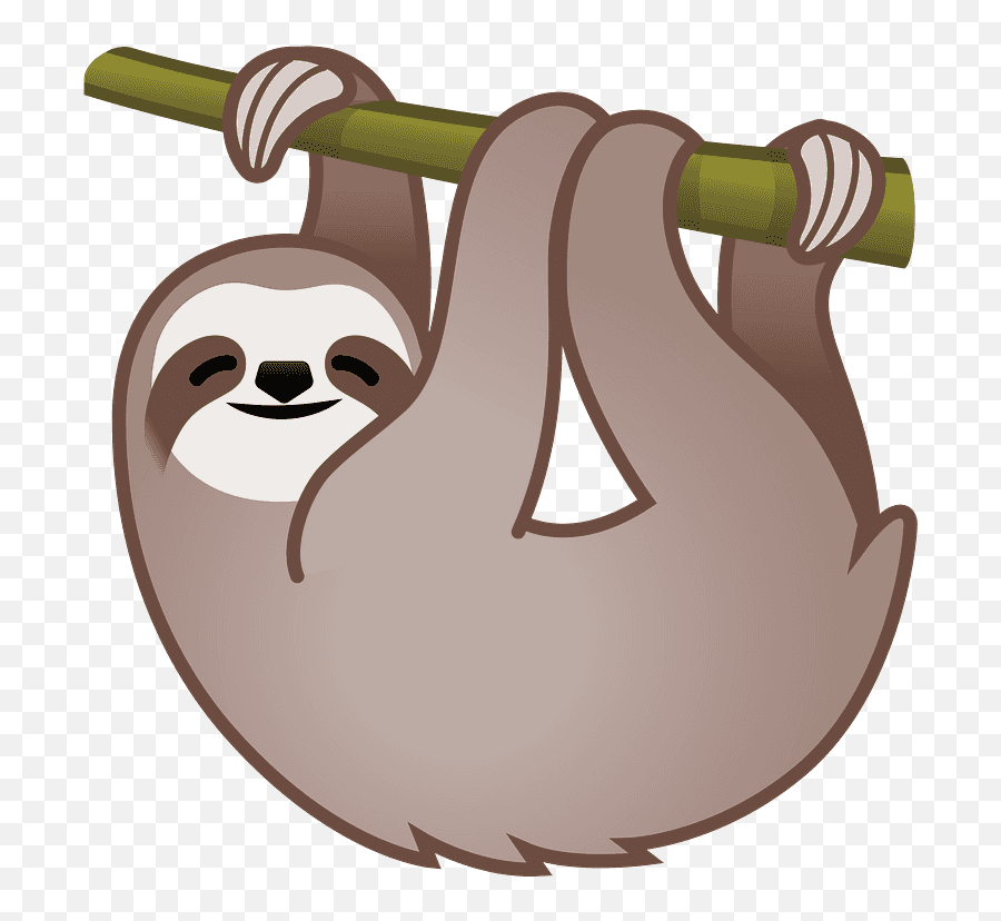 Sloth Emoji Clipart - Perezoso Emoji,Sloth Clipart
