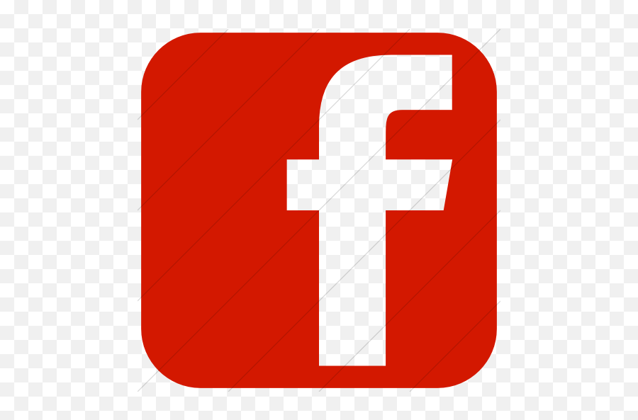 Iconsetc Simple Red Social Media - Logo Facebook Red Icon Emoji,Red Facebook Logo