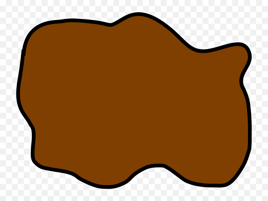 Brown Mud Puddle Svg Vector Brown Mud - Language Emoji,Puddle Clipart