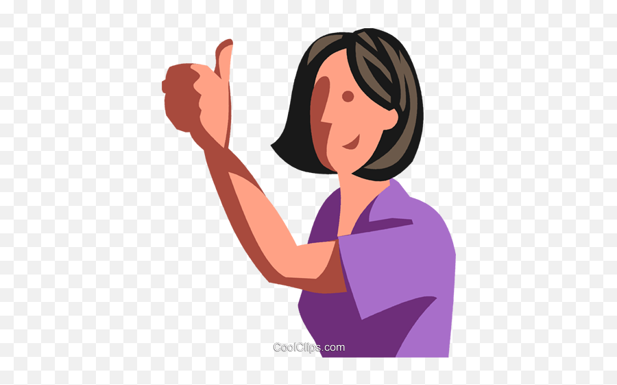 Girl Giving Thumbs Up Clipart Hd Png - Woman Giving Thumbs Up Clipart Emoji,Thumb Up Clipart