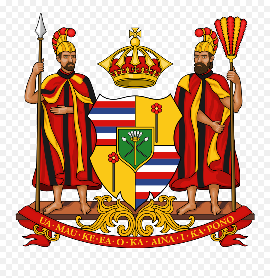 Royal Coat Of Arms Of The Kingdom - Hawaii Coat Of Arms Emoji,Kamehameha Png