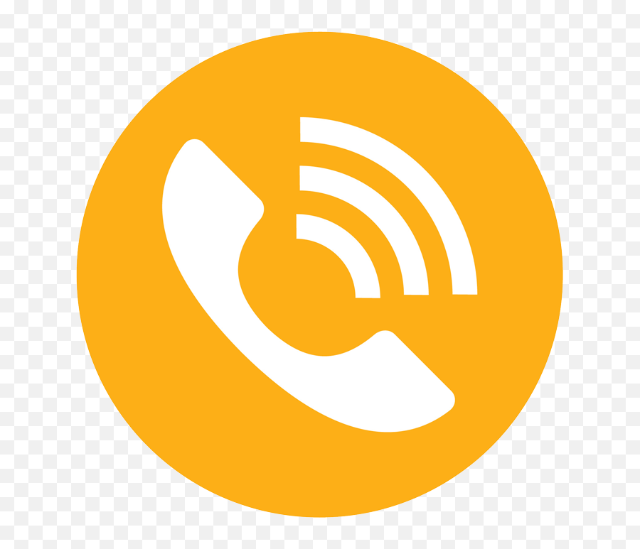 Phone Icon Png Yellow Png Image With No - Call Icon Png Yellow Emoji,Phone Logo
