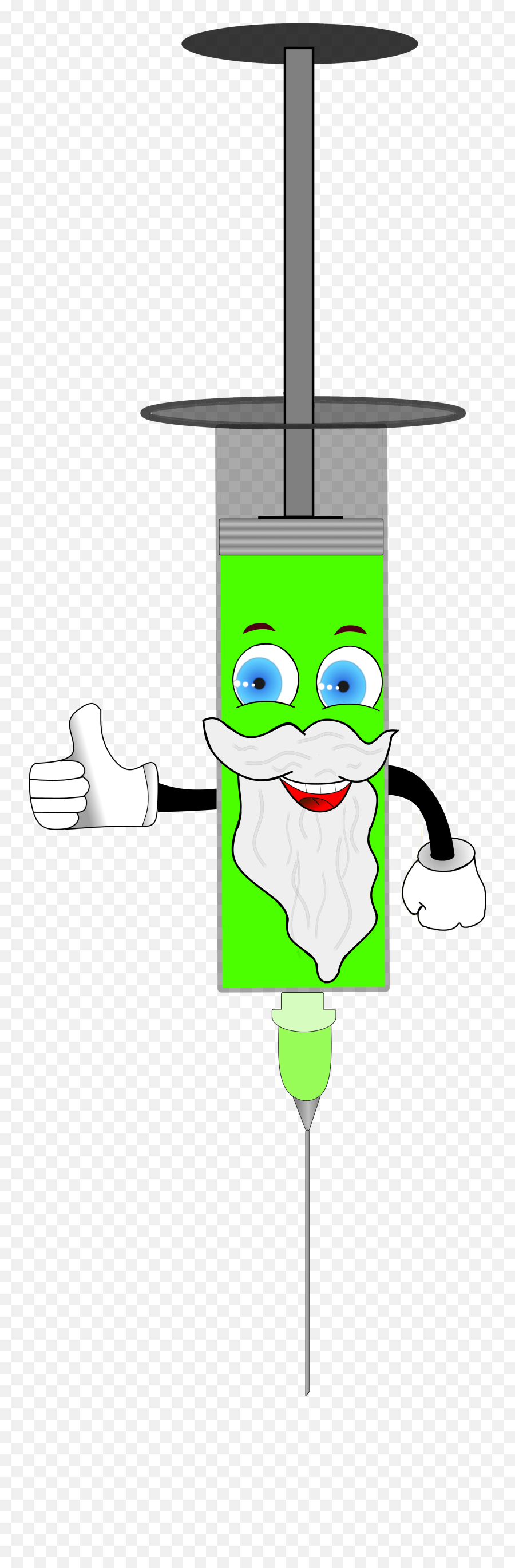 Syringe With The Green Liquid And Smiling Bearded Face At Emoji,Smiling Faces Clipart