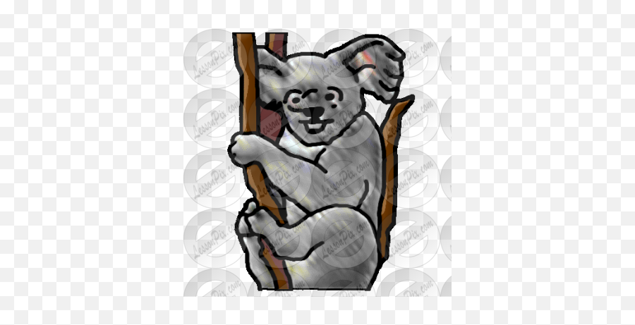 Koala Picture For Classroom Therapy Use - Great Koala Clipart Happy Emoji,Koala Clipart