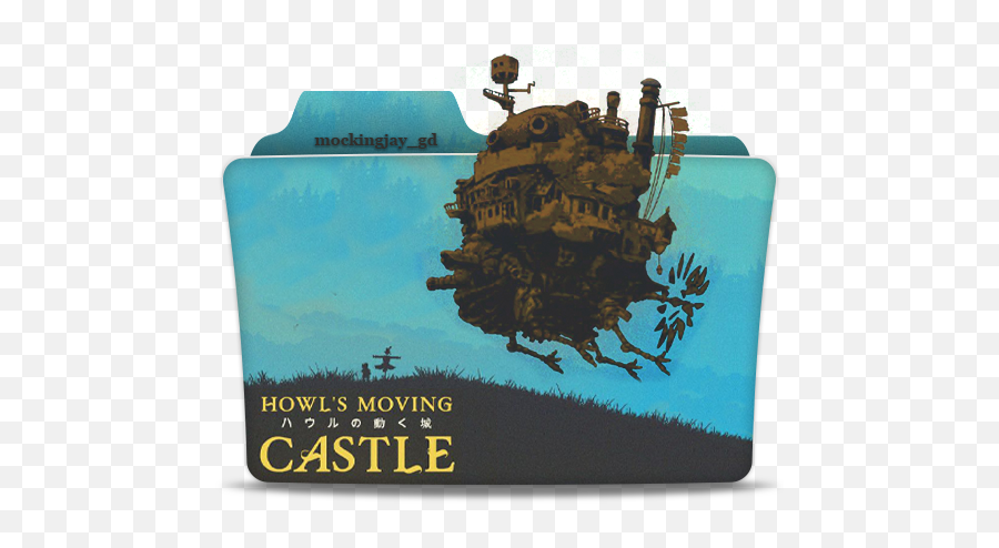 Howls Moving Castle Folder Icon - Designbust Emoji,Castle Transparent Background