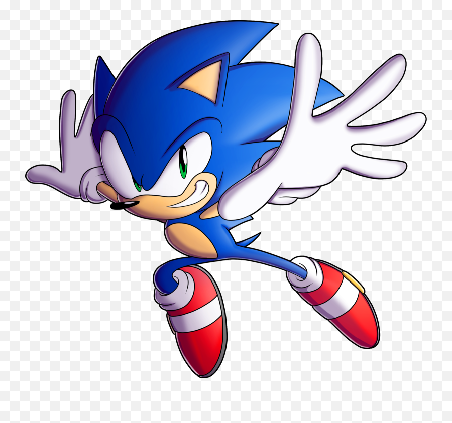 Sonic The Hedgehog Transparent - Sonic Transparent Background Emoji,Sonic Transparent