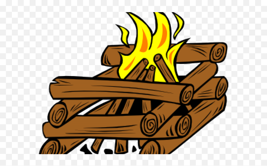 Survival Clipart Campfire - Log Cabin Campfire Clipart Emoji,Cabin Clipart