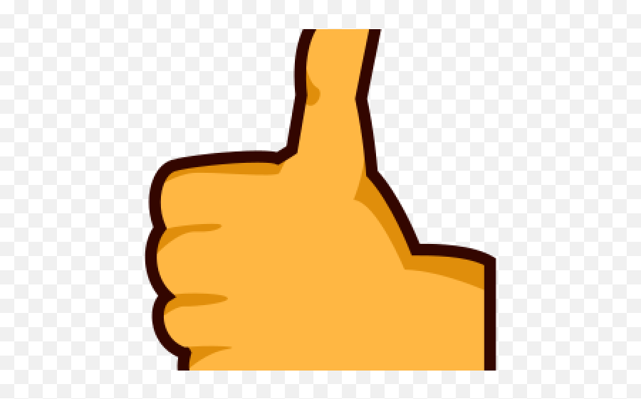 Download Hand Emoji Clipart Thumbs Up - Sign Language,Emoji Clipart