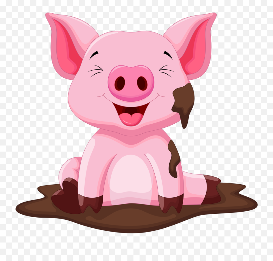 Pig Cartoon Png - Soloveika Pig Farm Transparent Background Farm Animals Clipart Png Emoji,Farm Animal Clipart