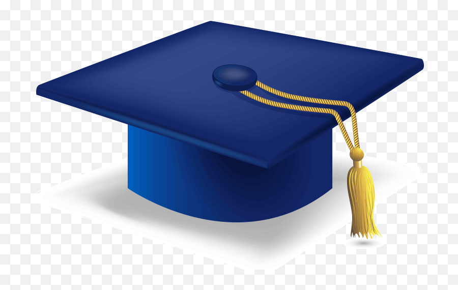 Blue Graduation Cap Png Png Image With - Transparent Background Blue Graduation Cap Png Emoji,Graduation Cap Png
