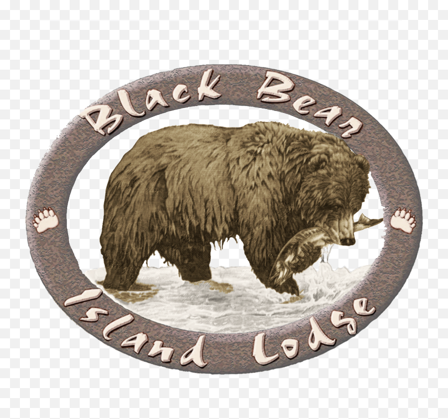 Bear Island Lodge Emoji,Black Bear Png