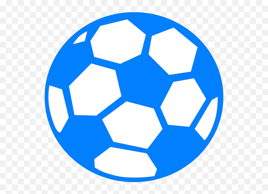 Download Blue Soccer Ball Clipart - Blue Soccer Ball Clipart Emoji,Soccer Ball Clipart Png