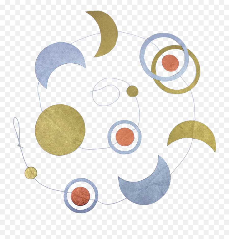 Moon Phase Garland Emoji,Garland Transparent