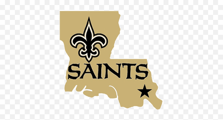 New Orleans Saints Logo Png Image With - Gold Saints Logo Emoji,Saints Logo
