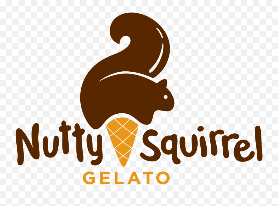 Nutty Squirrel Gelato Emoji,Squirrel Logo