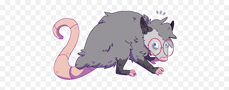 Feral Possum Boy By Possumpuppy - Fur Affinity Dot Net Emoji,Possum Clipart