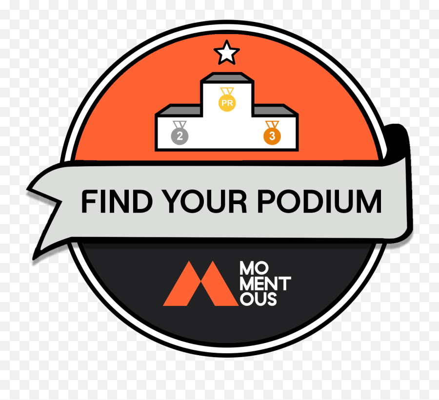 Momentous Find Your Podium Challenge - Strava Challenges Emoji,Podium Transparent