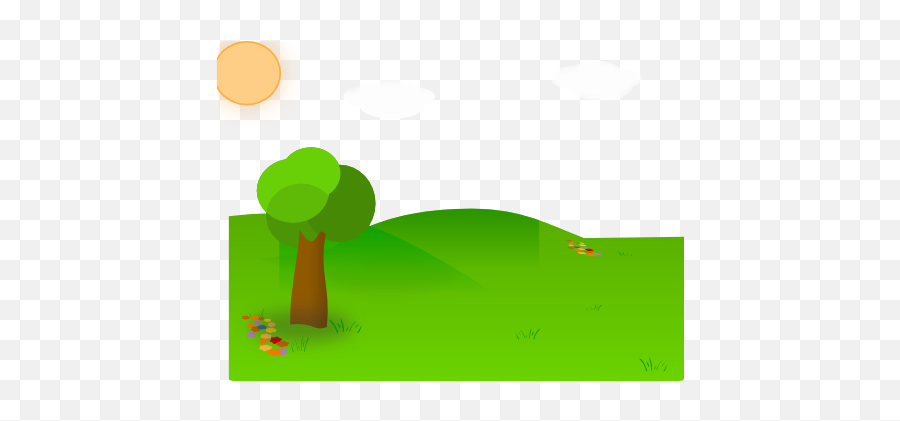 Nice Landscape Cartoon Clip Art At Clkercom - Vector Clip Emoji,Animated Clipart For Ppt