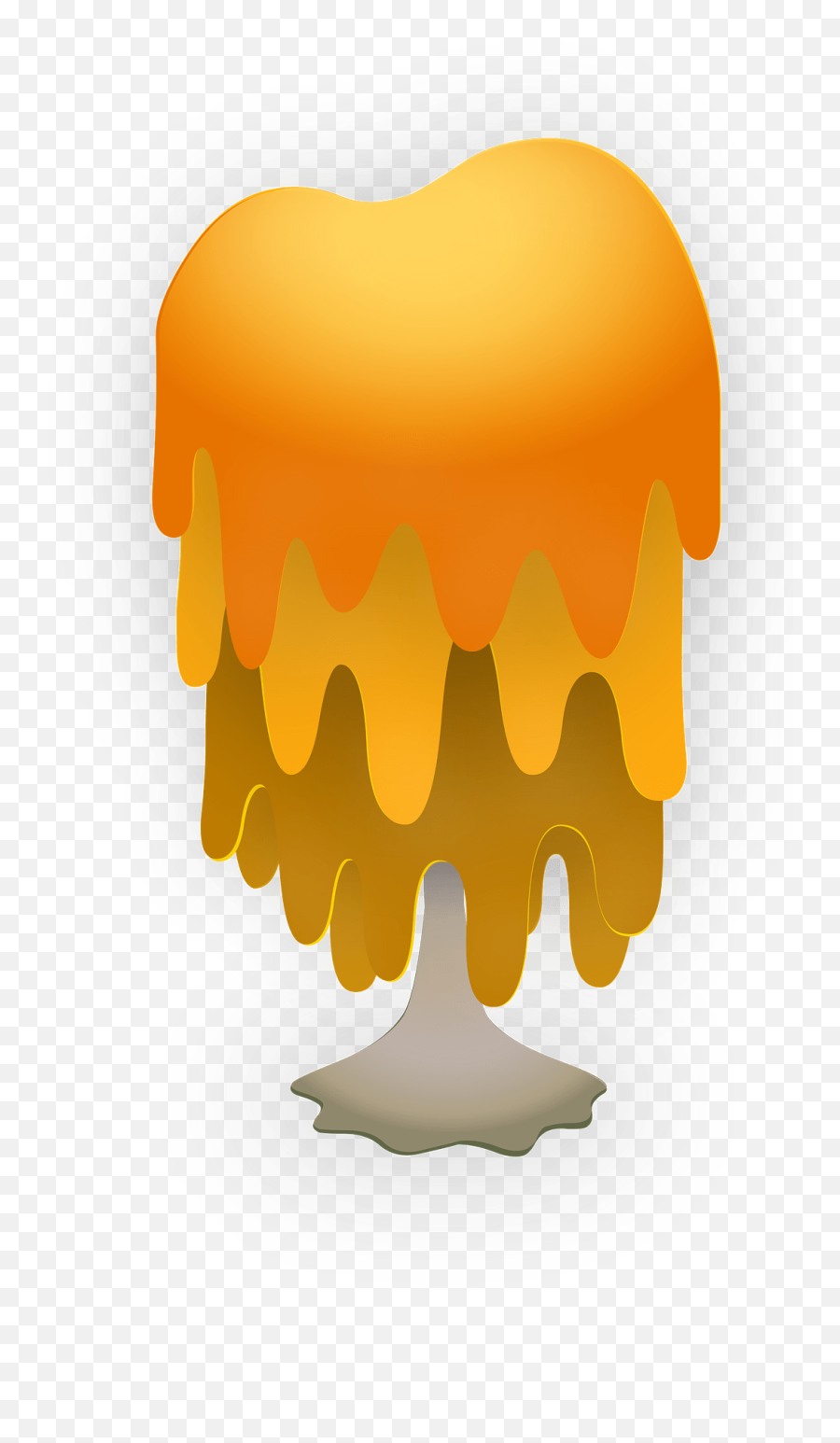 Slimy Yellow Fantasy Table Lamp Clipart Free Download Emoji,Lava Lamp Clipart