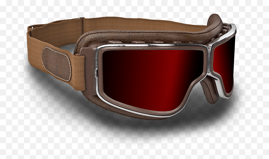 Download Flight School - Red Aviator Goggles Png Image With Emoji,Aviator Sunglasses Transparent Background