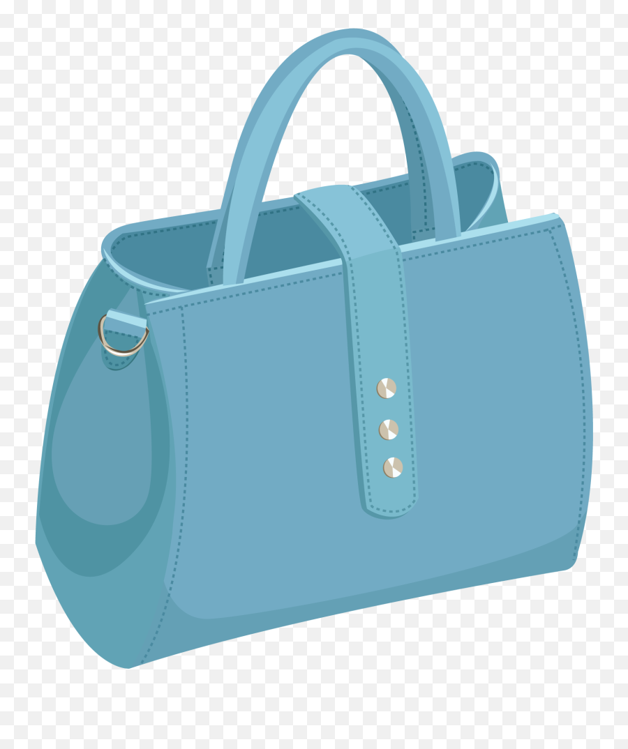 Clipart Blue Handbag Transparent Png Png Mart - Woman Bag Vector Png Emoji,Purse Clipart