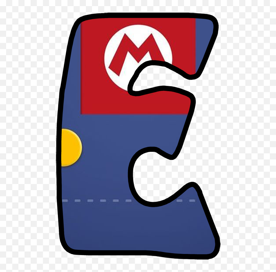 Buchstabe - Letter E Super Mario Birthday Abc Games Mario Letter E Emoji,Super Mario Bros Logo