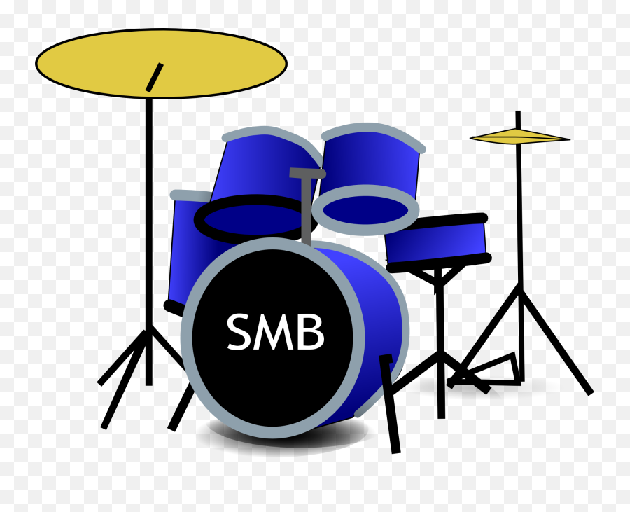 Band Drums Clipart Png - Clip Art Library Transparent Musical Instrument Border Emoji,Band Clipart
