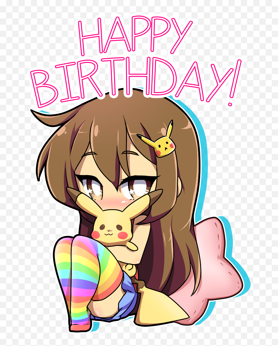 Happy Birthday Babydoll Dreachu Dont - Anime Birthday Clip Art Emoji,Don't Forget Clipart