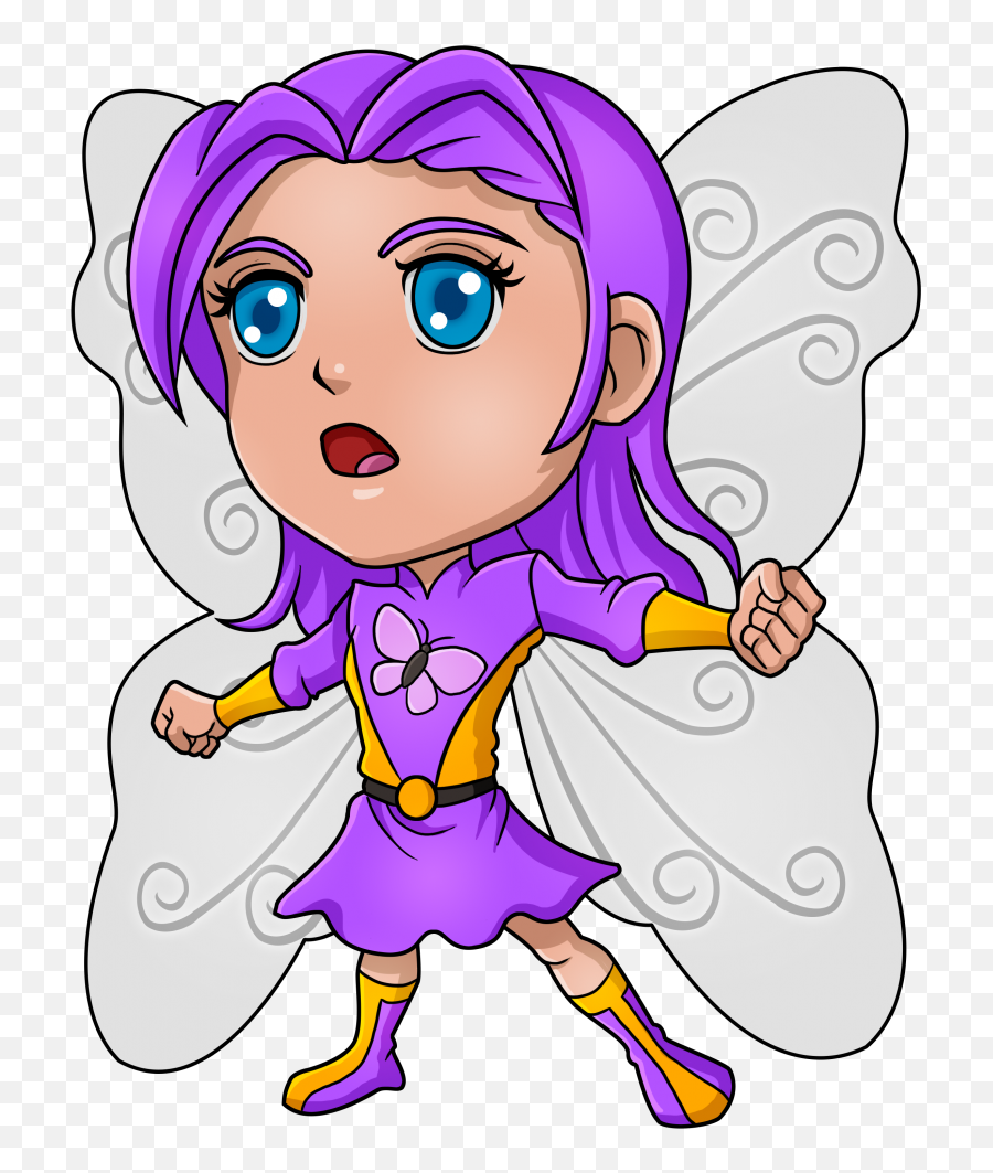 Help Your Girls Discover Fruit And Veggies They May - Fairy Emoji,Superhero Clipart