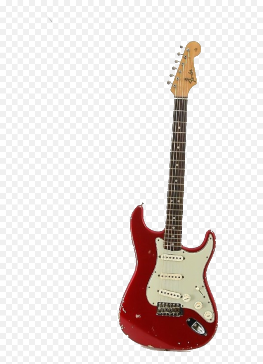 Red Electric Guitar Transparent Png Emoji,Guitar Transparent