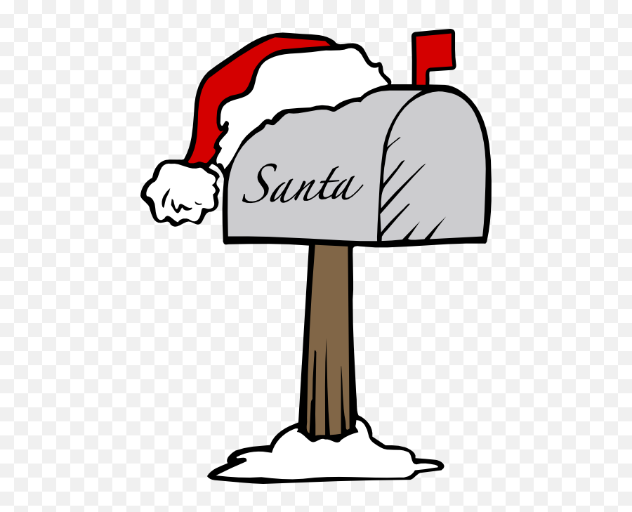 Letters To Santa Clipart Hd Png - Santa Claus Letter Clipart Emoji,Santa Clipart Black And White