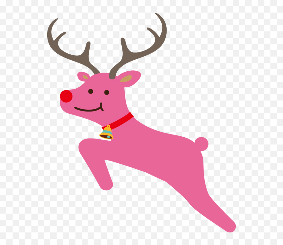 Christmas Deer Reindeer Antler For - Christmas Day Emoji,Reindeer Antlers Png