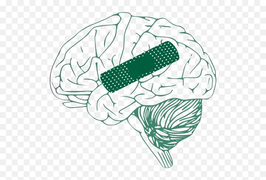 Brain Injury Png Silhouette Transparent - Transparent Brain Clipart Black And White Emoji,Brain Transparent Background
