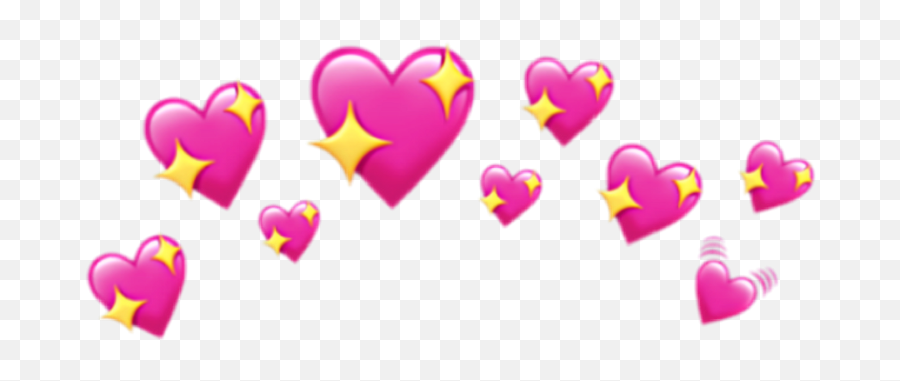 Heart Picsart Heart Crown Emoji,Heart Crown Png