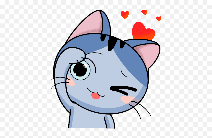 Wastickerapps Cute Cat Stickers Emoji,Cat Clipart Transparent Background