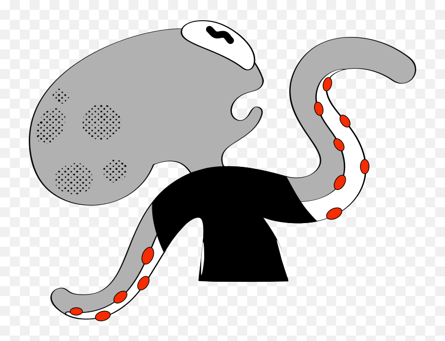 Ar Octopus Clipart Illustrations U0026 Images In Png And Svg Emoji,Octopus Clipart Black And White