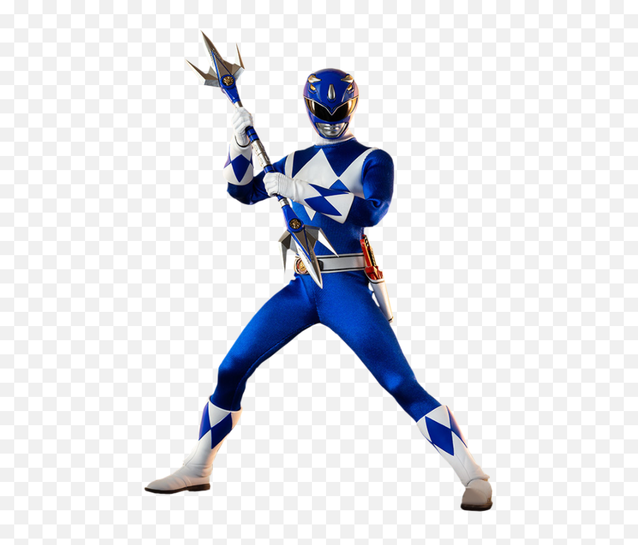 Mighty Morphin Power Rangers - Blue Ranger 16th Scale Action Figure Emoji,Power Ranger Png