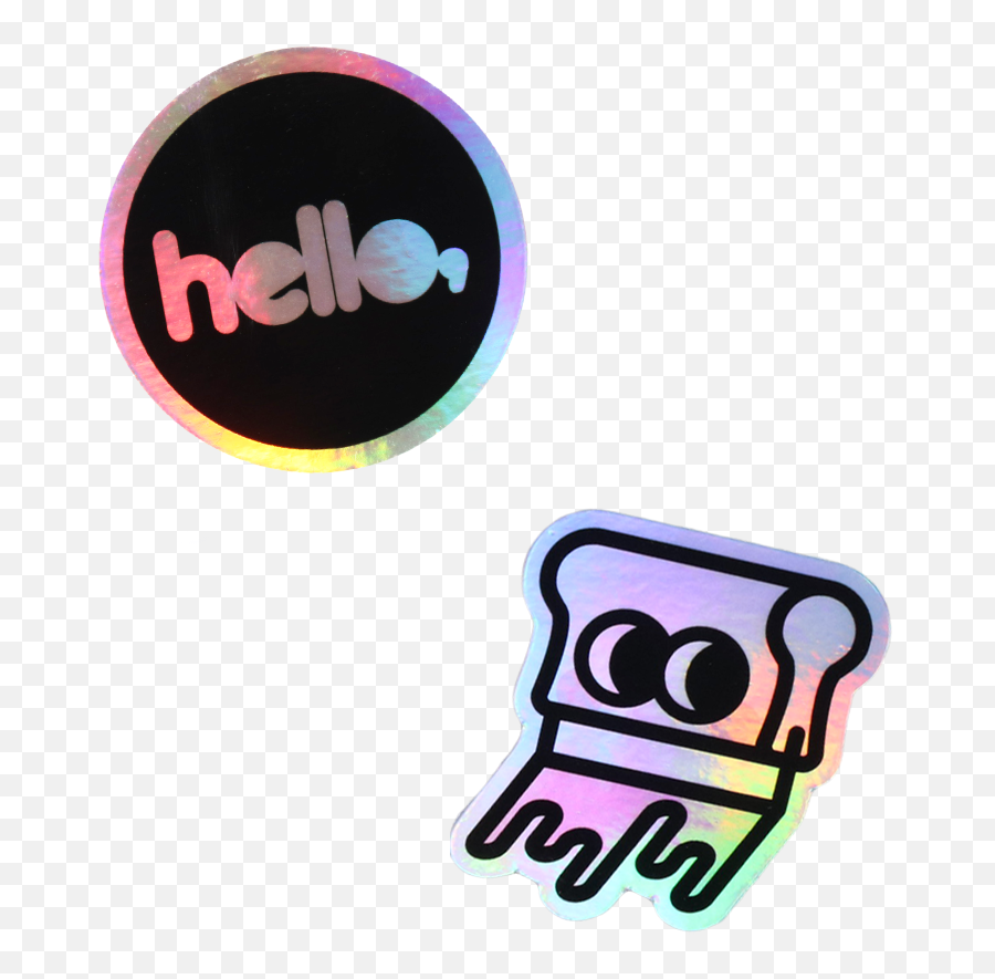 Hologram Sticker Pack Emoji,Holographic Png